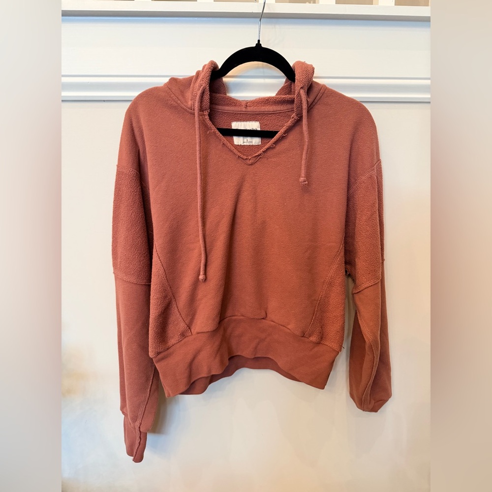 Abercrombie & Fitch Soft A&F Women's Dusty Rose Hooded Pullover Sweatshirt
